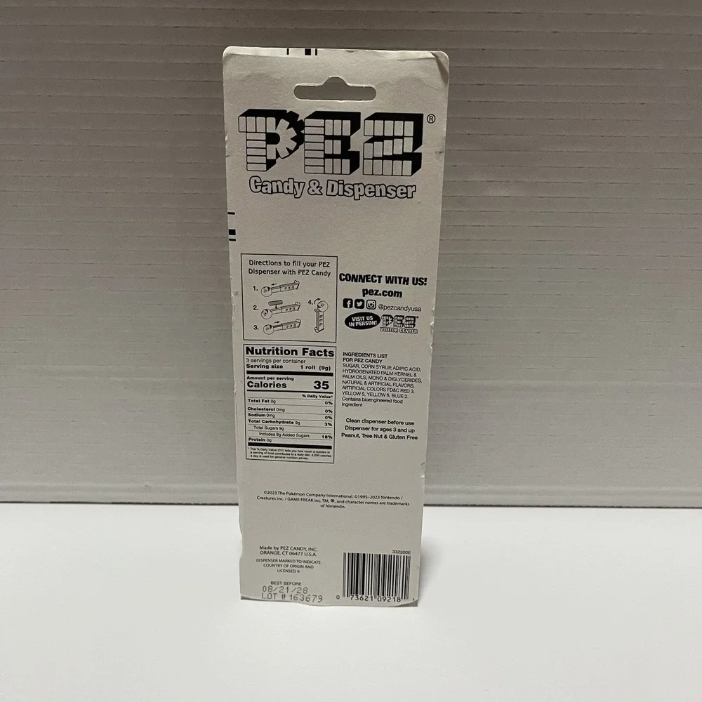 New Pez Dispenser Pokemon Pikachu NEW